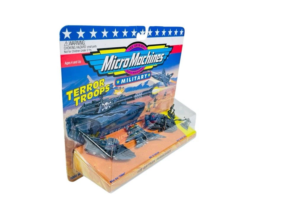 #7000 Galoob 1994 Micro Machine Military Terror Troops #15 RATTLER RENEGADES - Image 2 of 4