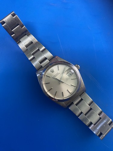 Rolex Oysterdate Men's Silver Dial Date Manual Mechanical Steel 1982 Watch