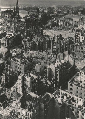 Germany Dresden After Bombing,February 1945 Peter Sen. Schoning Verlag Postcard