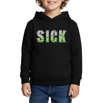 SPREADSHIRT Sick Statement REGULAR FIT Kinder/Teenager Premium Bio Hoodie