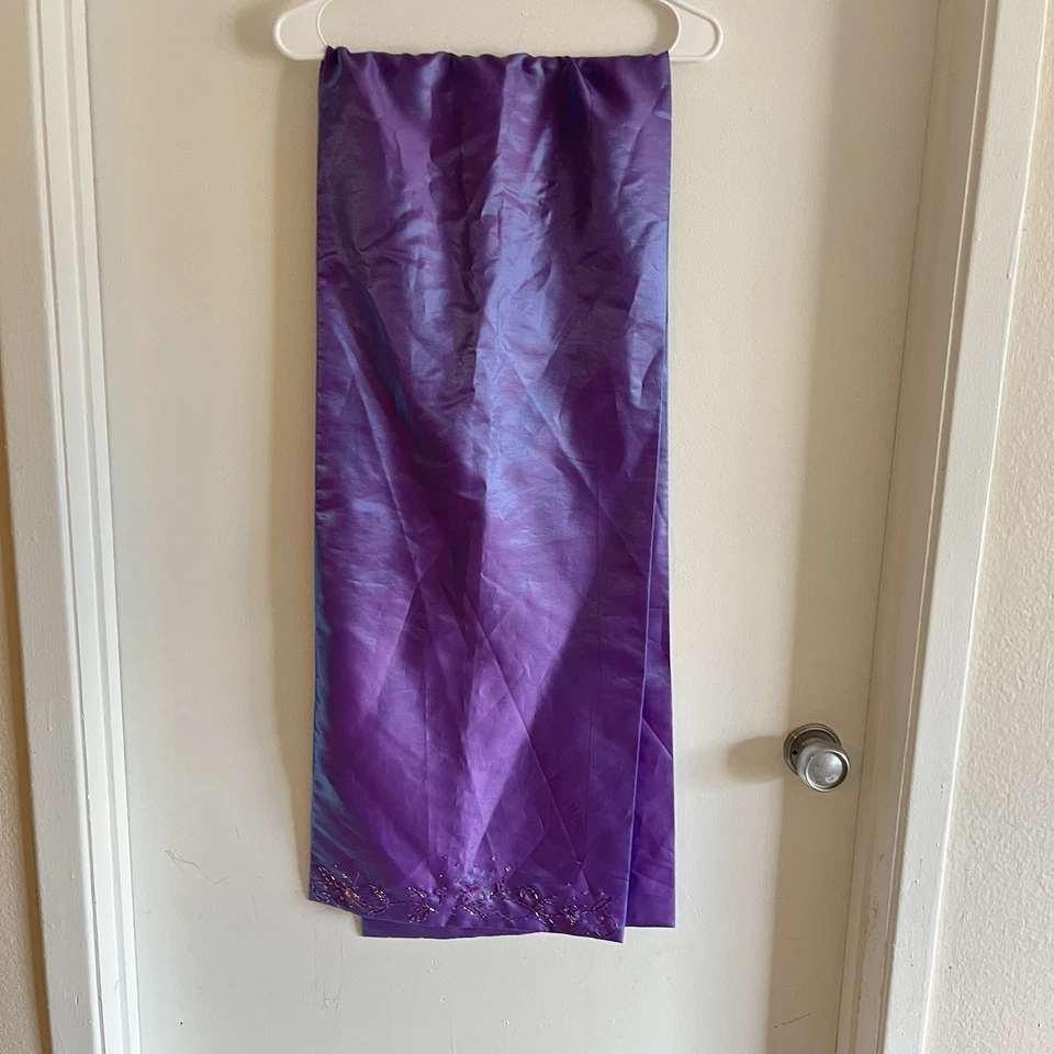 Vestido De Colección Niki Livas 12 Púrpura Cuentas Formal Vestido Baile de graduación Fiesta Noche Años 90 y2k Foto 4 de 4