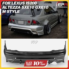 For 98-05 Is200 Altezza Sxe10 Gxe10 M Style Fiberglass Rear Bumper Body Kit For 98-05 Is200 Altezza Sxe10 Gxe10 M Style Fiberglass Rear Bumper Body Kit