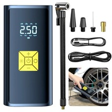 150 PSI Air Compressor Tire Inflator Fits Car Moto Bike Tires Air Pump Cordless