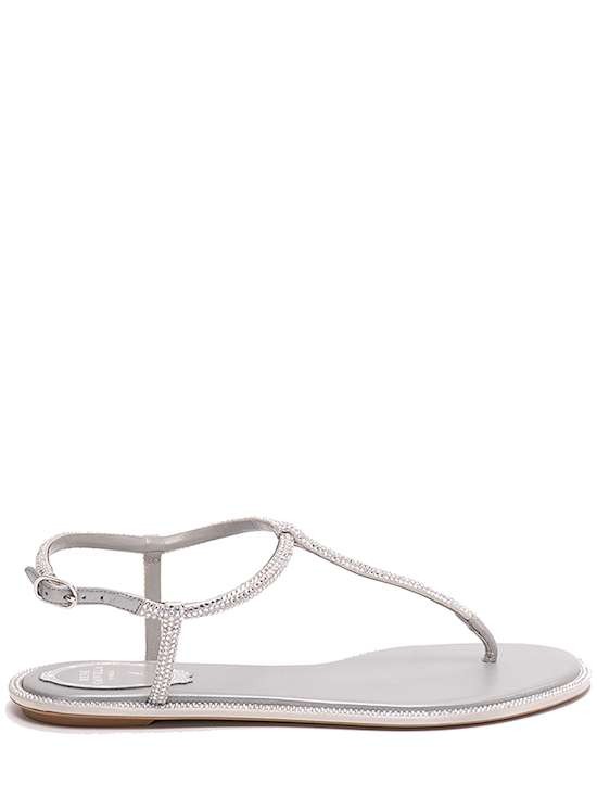 Ren Caovilla - Women - Flat sandals with metallic details - Pink 235290₽