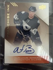 2013-14 Upper Deck Edmonton Oilers Franchise Ink #FI-MB Marc-Andre Bergeron