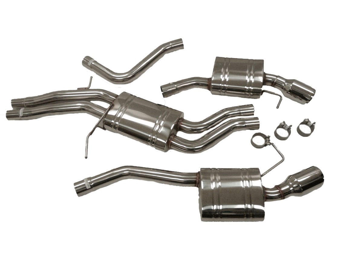 OBX Stainless Catback 09-12 Audi A5 Quattro 3.2L V6 DOHC FSI 4Pcs