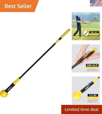 Pro-Level Golf Swing Training Aid   Improves Tempo & Strength for All Players