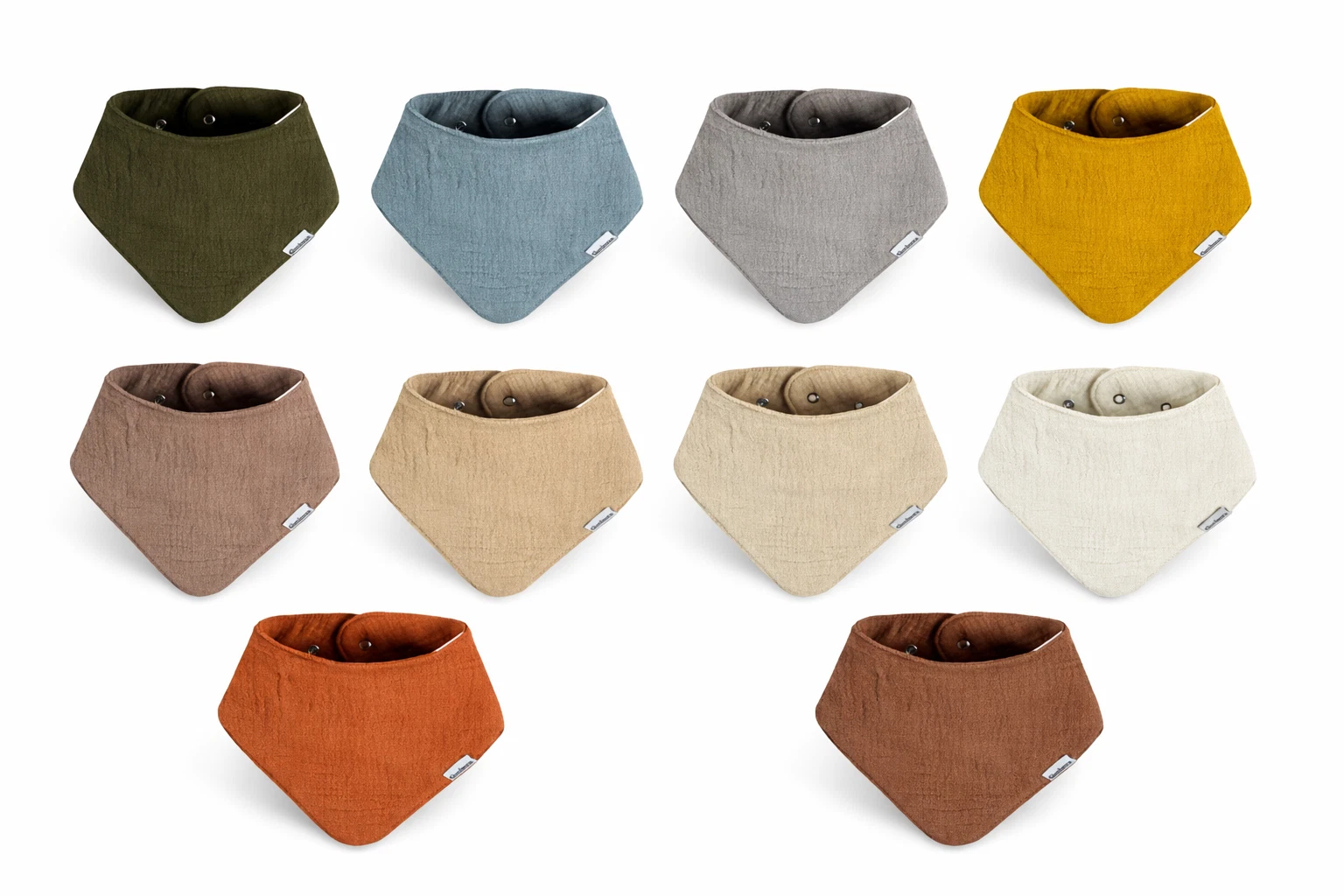 BRAND NEW Gerber Muslin Baby Bandana Bibs 10 Pack Unisex Neutral Drool Newborn
Opens in a new window