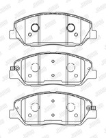 Jurid Bremsbelagsatz Scheibenbremse 572607J FüR Hyundai Sorento Ssangyong KIA XM