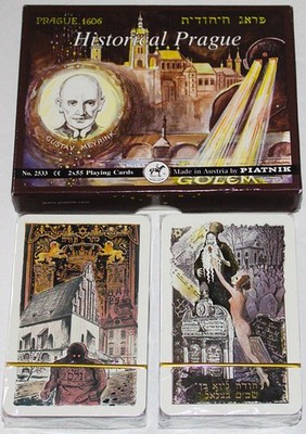 Historical Prague Two Deck Bridge Playing Cards 1991 Piatnik Austrian NEW SEALED