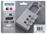 Epson Original 35XL Schloss Druckerpatronen 4Er Multipack Schwarz Cyan Magenta