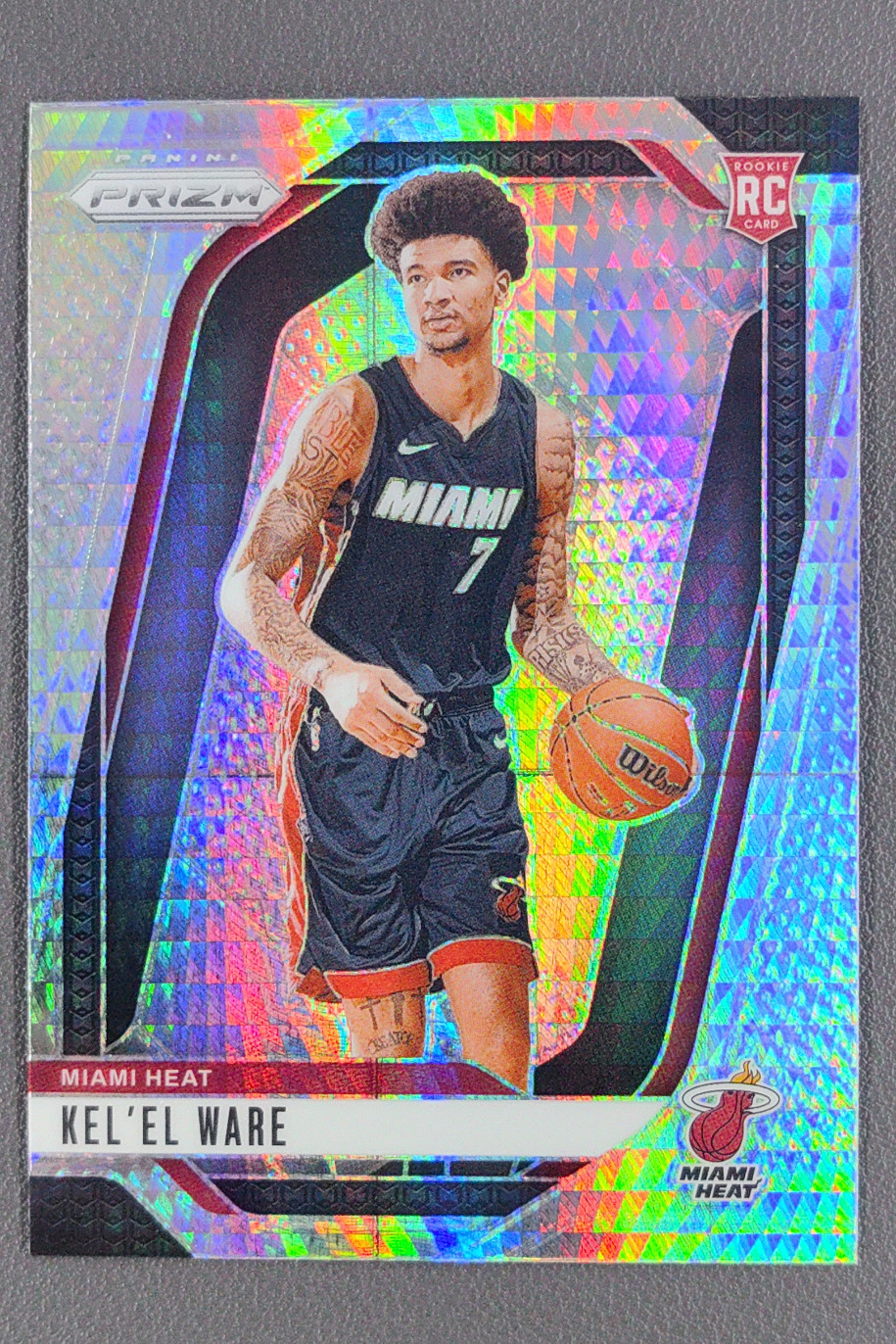 2024-25 Panini Prizm Kel’el Ware Silver Hyper RC Rookie #248 Heat