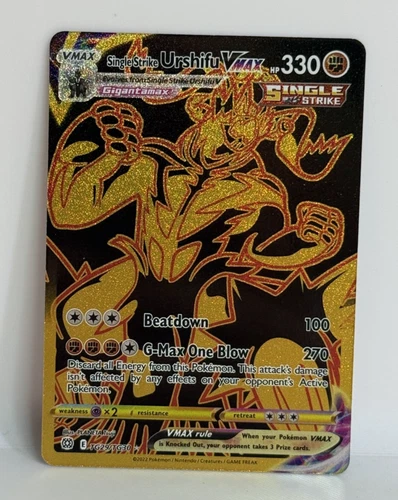 Pokemon Single Strike Urshifu VMAX TG29/TG30 Brilliant Stars Secret Rare Card