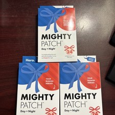  3 Pack Hero Cosmetics Mighty Patch The Original Acne Patches - 24ct Day Night