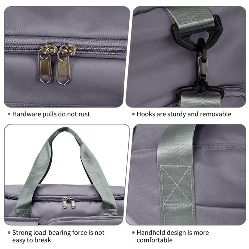 Supercenter Gym Bag, For Both Men and Women, Foldable, With Shoe Compartment ... - Picture 5 of 7