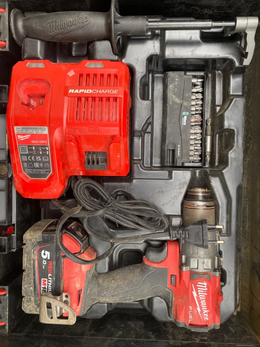 Visseuse Perceuse Milwaukee M18 FUEL - 18V - 2 Batteries 5Ah - Coffert - NEUVE
