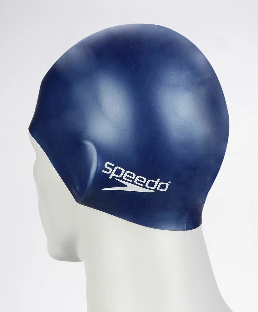 Speedo plain flat silicone cheap cap