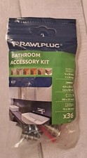 Rawlplug R-S1-BAC Bathroom Accessories Kit (36pieces)  Masonry or Plasterboard