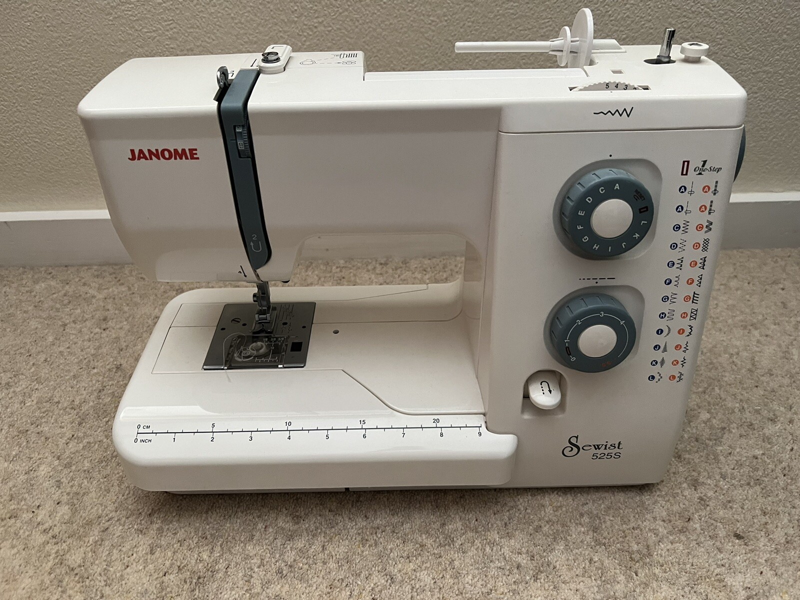 Sewing Machine JANOME Model Sewist 525S with Foot Pedal eBay