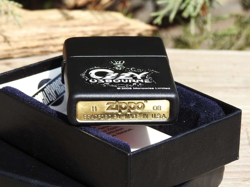 Zippo Lighter Ozzy Osbourne Black Sabbath Prince of Darkness ROCK RARE eBay