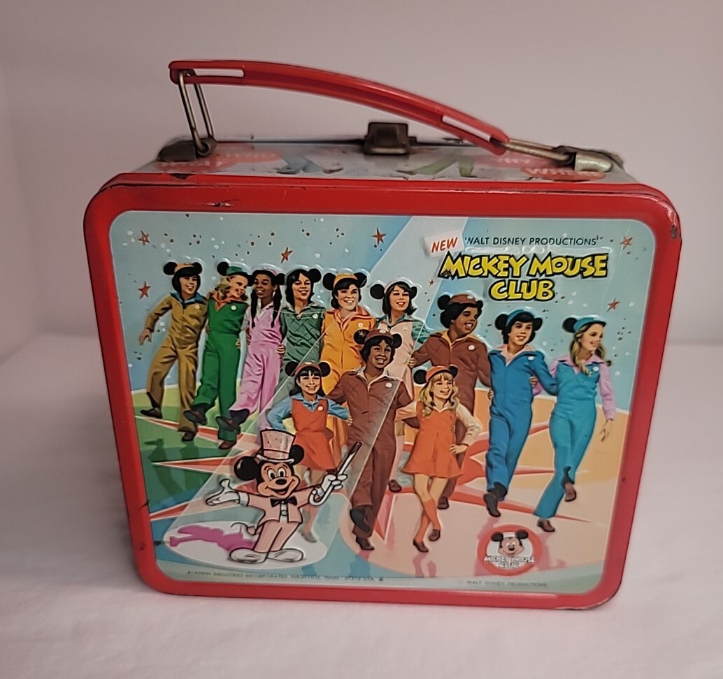 Walt Disney Mickey Mouse Club ランチボックス Vintage Walt