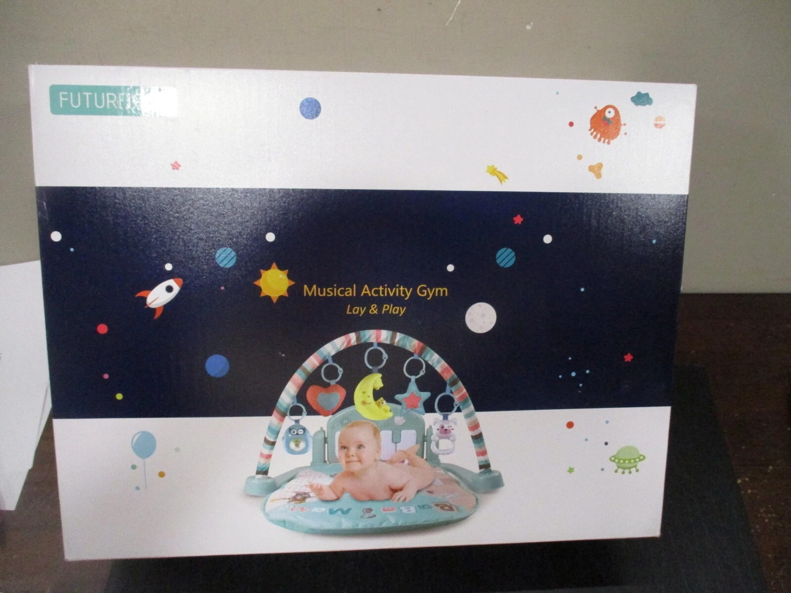 New TEMI Baby kick & Play Piano Gym & Activity Mat, music, lights, w/warranty