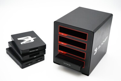 BLACKJET TX-4DS 4-Bay Thunderbolt 3 Dock Pro Media Workflow System