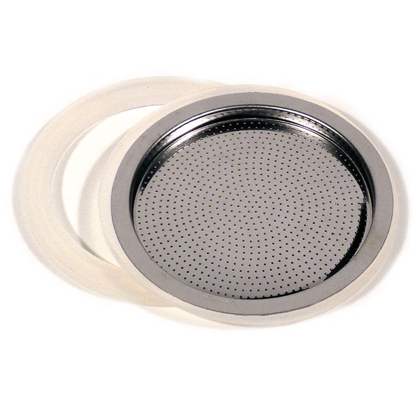 Cilio Set 2 Dichtungsringe Und Sieb FüR Espressokocher Classico 9 Tassen-image