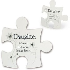 Said With Sentiment Daughter Jigsaw Wall Art Sign Plaque Family Love Gift Idea
