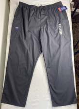 Cherokee Women's Workwear Elastic Waist Cargo Scrubs Pant, XXX-Large Pewter