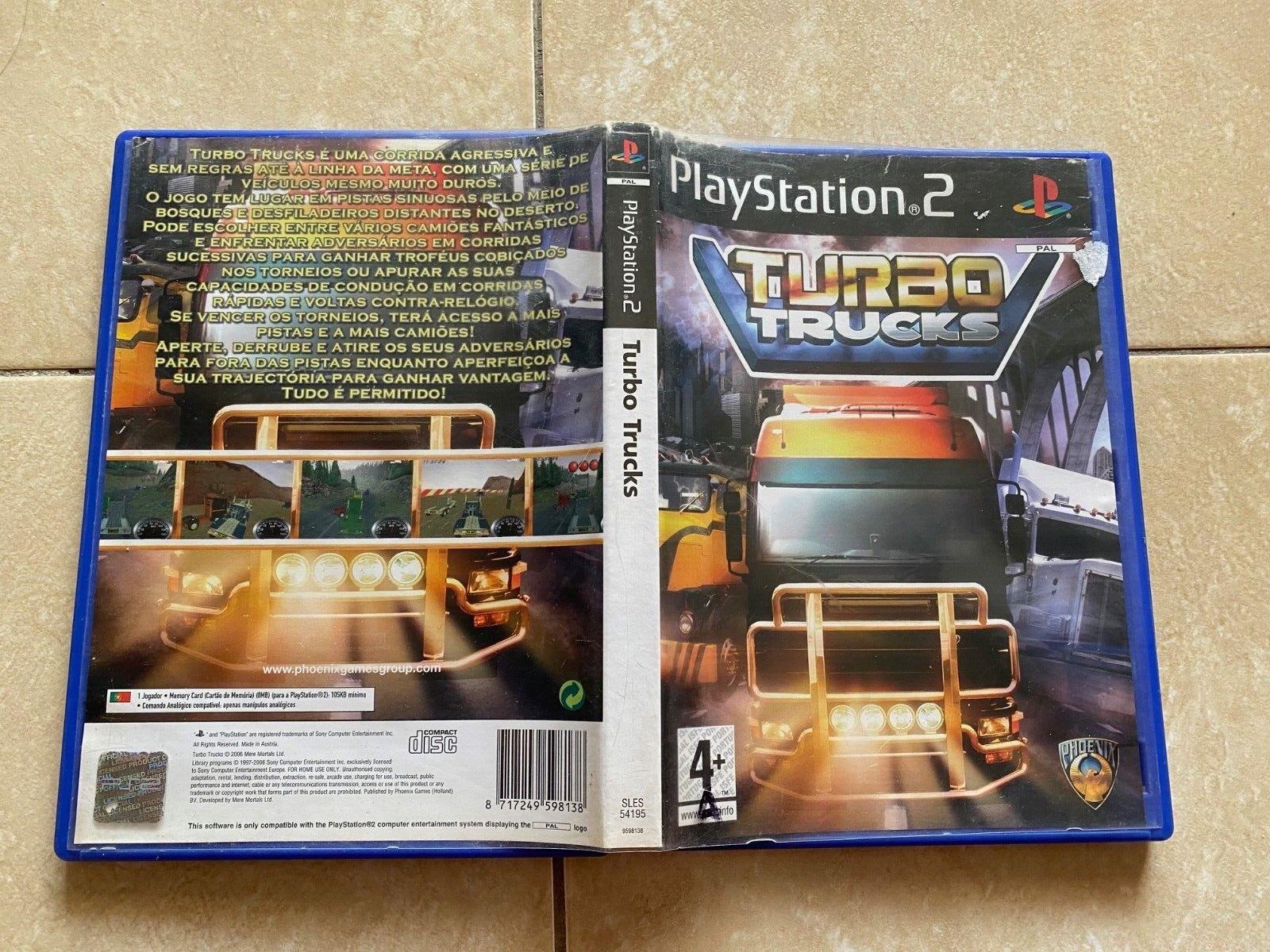 Turbo Trucks Sony Playstation 2 PS2 PAL English Phoenix CIB