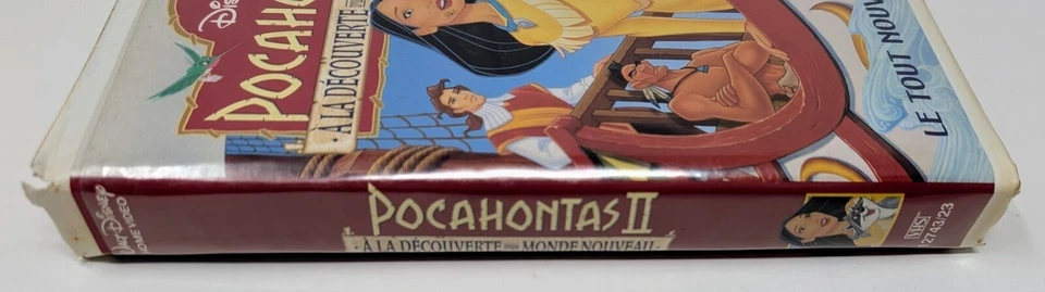 Pocahontas 2: A la decouverte du nouveau monde VHS (1998) - NTSC - French - G - Image 2 of 4