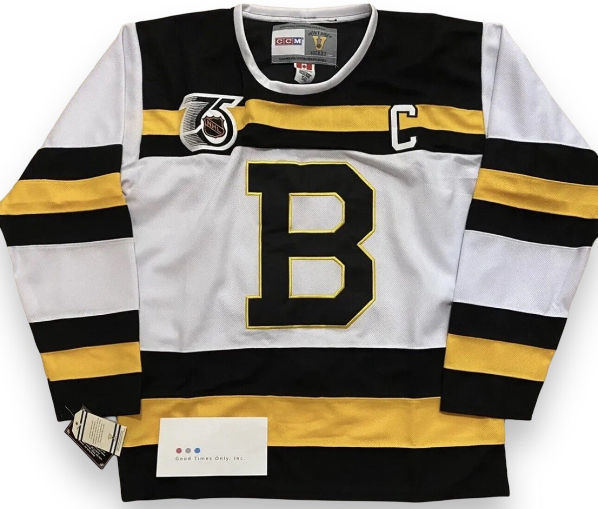 売れ筋商品|||ミッチェル&ネス Tシャツ トップス レディース Men's Ray Bourque White Boston Bruins Captain Patch 1989/90 Blue Line Player Jersey White Men's Mitchell & Ness Ray Bourque White Boston Bruins