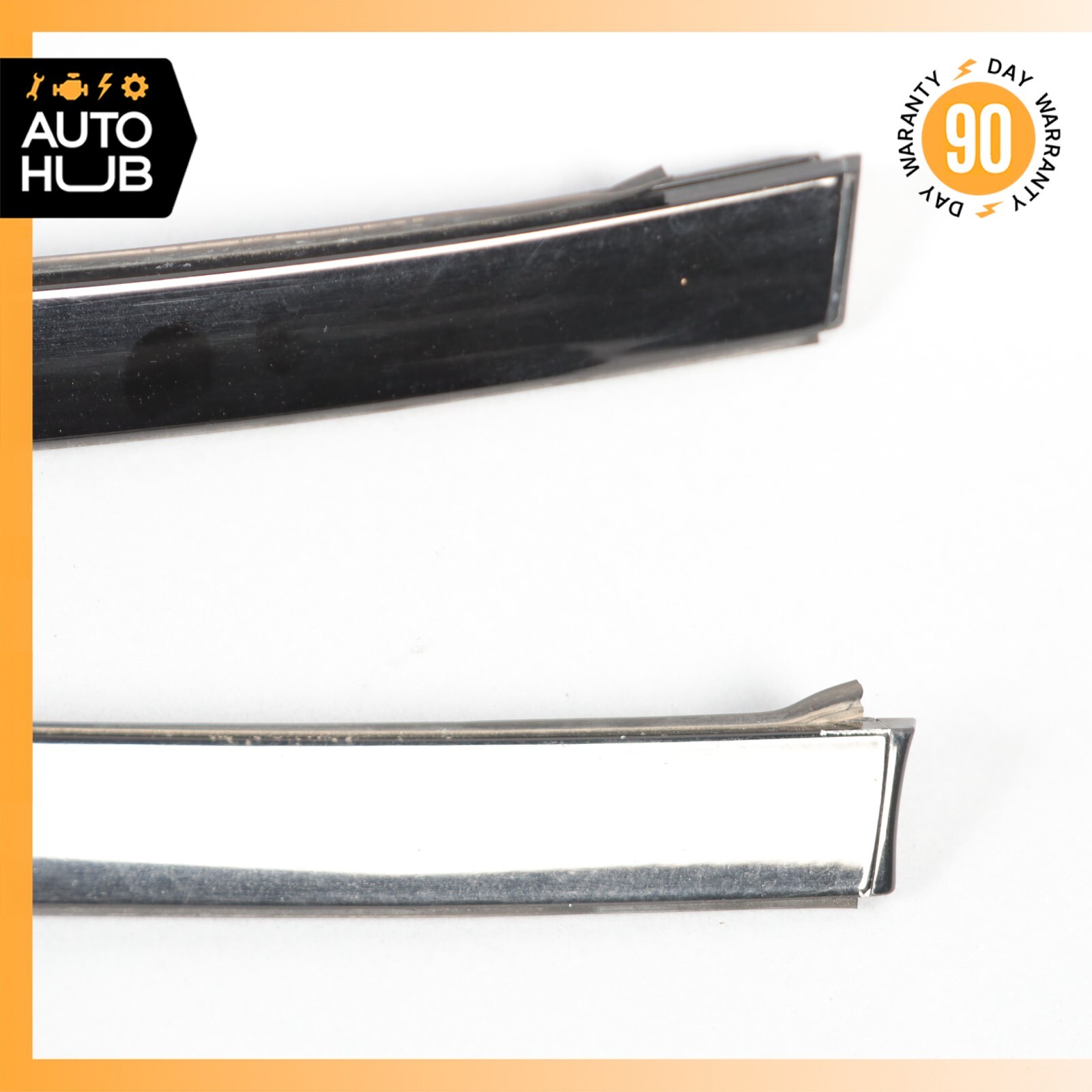 Maserati GranTurismo M145 Roof Drip Rail Door Upper Molding Trim Set OEM