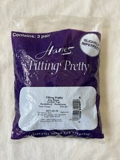 Hanes Fitting Pretty Day Sheer Control Top Pantyhose Sandalfoot Town Taupe 2X