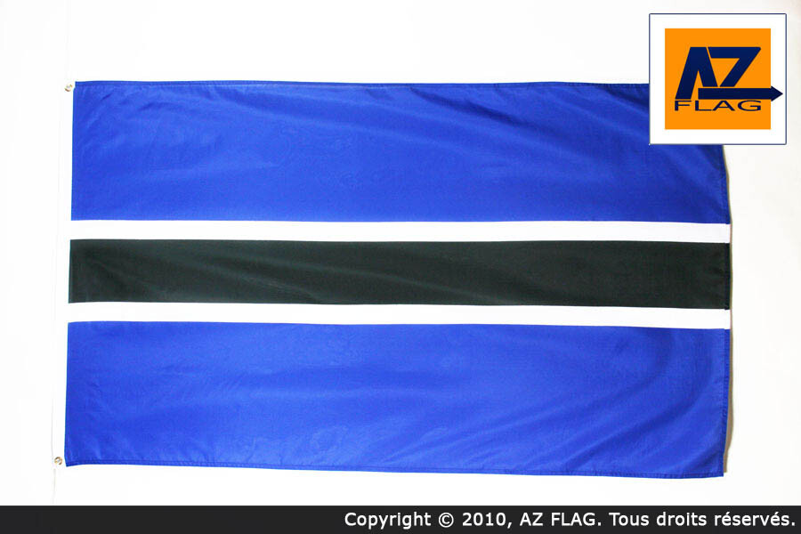 BANDIERA BOTSWANA 150x90cm - GRAN BANDIERA BOTSWANA 90 x 150 cm Poliestere legge
