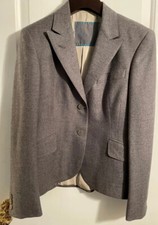 $2k Jussara Lee Jacket Gray Loro Piana Wool Thom Browne Tailor Rocco Ciccarelli