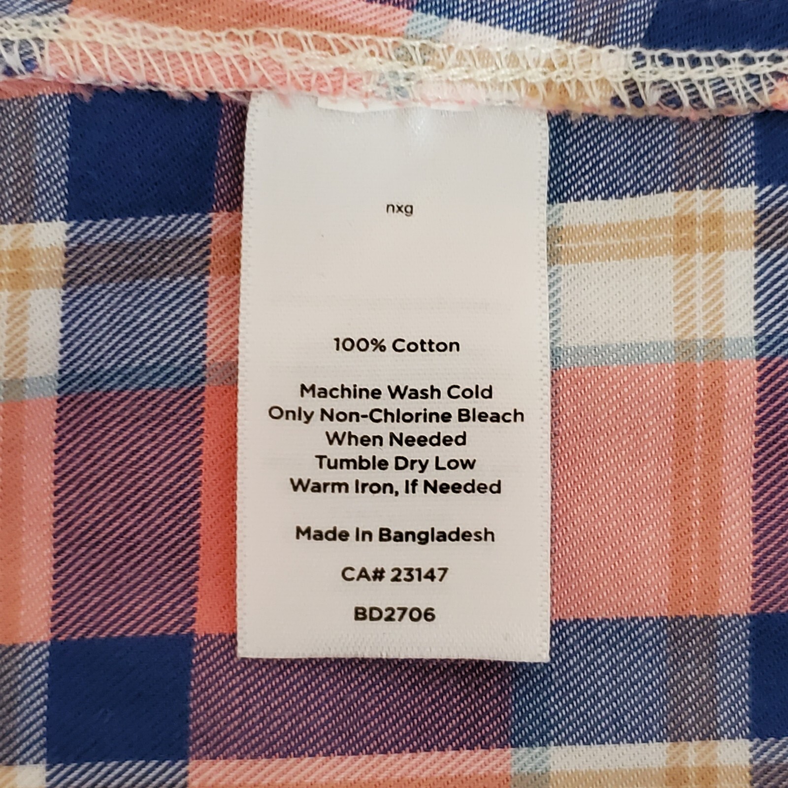 TALBOTS Long Sleeve Collared Button Up Plaid Shir… - image 8