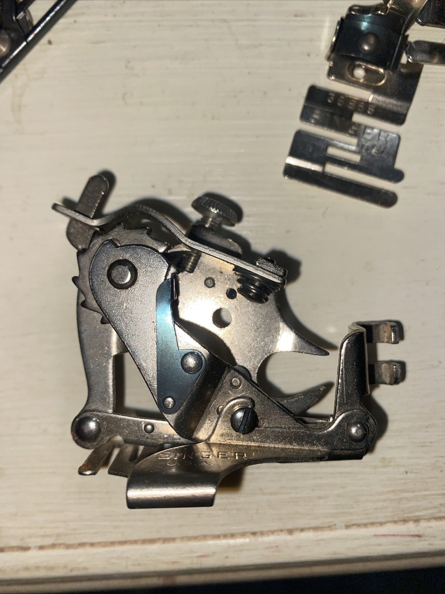 Vintage 1939 Singer 221 Sewing Machine Low Shank Attachments