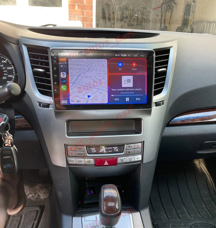 For 2009-2014 Subaru Outback Apple Carplay Car Radio Android GPS FM Stereo Foto 3 de 4