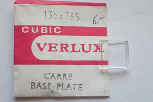 Verre De Montre Carré 24 Mm - Base Plate - VERLUX - Neuf Sans étiquette
