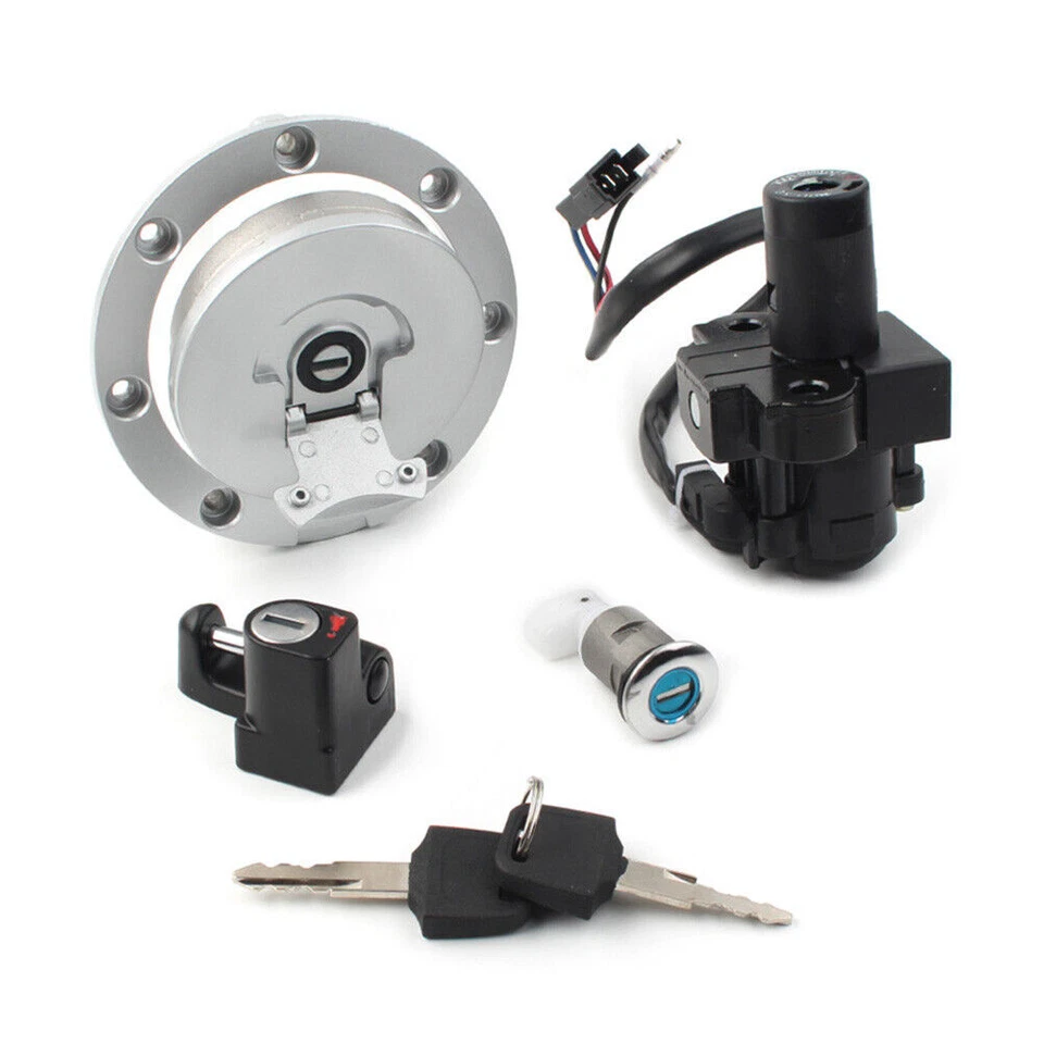 Juego de bloqueo de interruptor de encendido de tapa de gas combustible para Honda CB400 CB-1 VT250 MC20 1989-1998 Foto 2 de 4