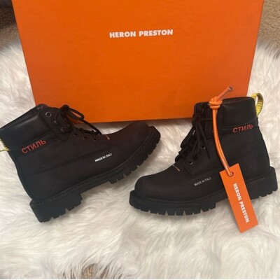 NEW Heron Preston FW18 Boots with Original Box and Tag (RARE FIND!) $895 retail