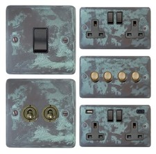 G&H Verdigris CVB-AB Light Switches, Plug Sockets, USB, Dimmers, Toggles, Cooker