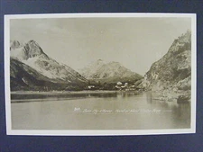 Ben My Chree Head Of West Taku Arm Yukon Canada Real Photo Postcard RPPC 1920s