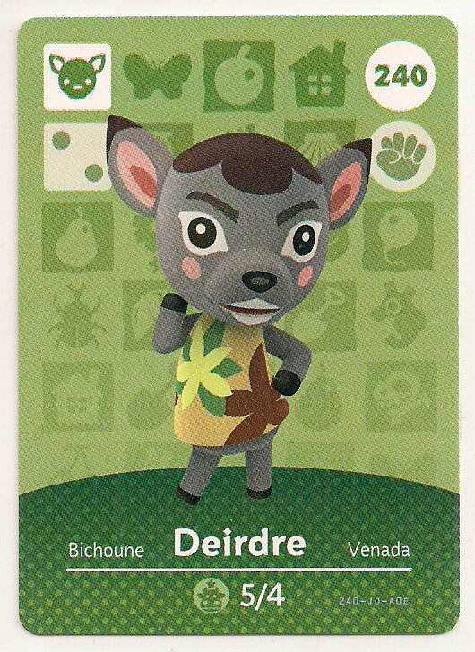 Deirdre #240 [Animal Crossing Series 3] - (IO) (Amiibo Cards