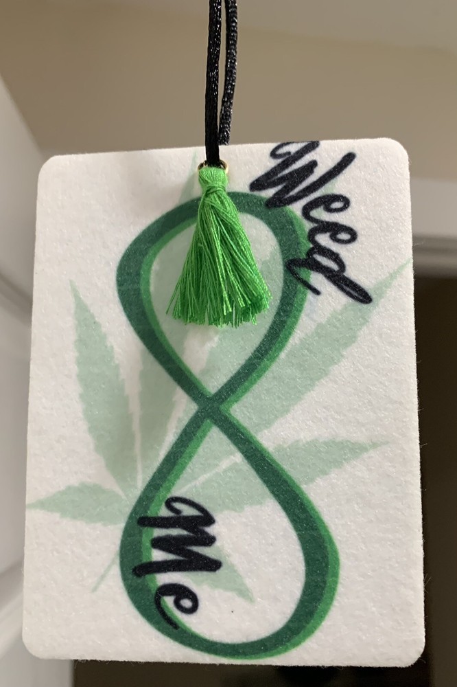 Weed Air Freshener, Marijuana Designer Air Freshener, Car Air Freshener