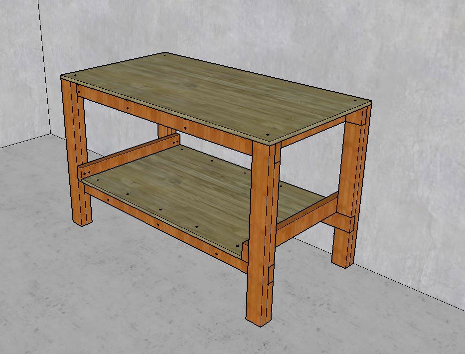 Garage Workbench Plans 2x4