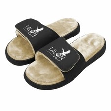 Black Slides w/Fur