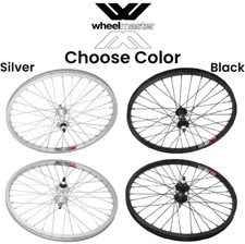 Weinmann 519  20" Alloy BMX Bike Wheelset Front & Rear ISO 406 Black OR Silver